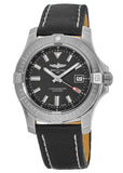 Buy Shop Breitling Avenger Automatic 43mm Black Dial Black Nylon Strap Watch for Men - A17318101B1X2 USA Online