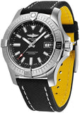 Buy Shop Breitling Avenger Automatic 43mm Black Dial Black Nylon Strap Watch for Men - A17318101B1X2 USA Online