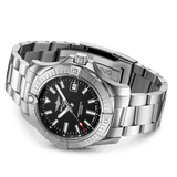 Buy Shop Breitling Avenger Automatic 43mm Black Dial Silver Steel Strap Watch for Men - A17318101B1A1 USA Online