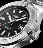 Buy Shop Breitling Avenger Automatic 43mm Black Dial Silver Steel Strap Watch for Men - A17318101B1A1 USA Online