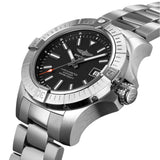 Buy Shop Breitling Avenger Automatic 43mm Black Dial Silver Steel Strap Watch for Men - A17318101B1A1 USA Online
