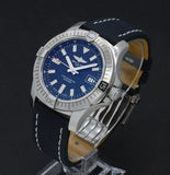 Buy Shop Breitling Avenger Automatic 43mm Blue Dial Blue Nylon Strap Watch for Men - A17318101C1X2 USA Online