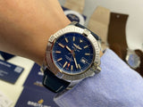 Buy Shop Breitling Avenger Automatic 43mm Blue Dial Blue Nylon Strap Watch for Men - A17318101C1X2 USA Online