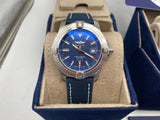 Buy Shop Breitling Avenger Automatic 43mm Blue Dial Blue Nylon Strap Watch for Men - A17318101C1X2 USA Online