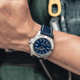 Buy Shop Breitling Avenger Automatic 43mm Blue Dial Blue Nylon Strap Watch for Men - A17318101C1X2 USA Online