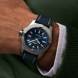 Buy Shop Breitling Avenger Automatic 43mm Blue Dial Blue Nylon Strap Watch for Men - A17318101C1X2 USA Online