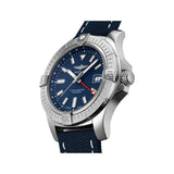 Buy Shop Breitling Avenger Automatic 43mm Blue Dial Blue Nylon Strap Watch for Men - A17318101C1X2 USA Online