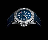 Buy Shop Breitling Avenger Automatic 43mm Blue Dial Blue Nylon Strap Watch for Men - A17318101C1X2 USA Online