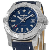Buy Shop Breitling Avenger Automatic 43mm Blue Dial Blue Nylon Strap Watch for Men - A17318101C1X2 USA Online