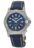 Buy Shop Breitling Avenger Automatic 43mm Blue Dial Blue Nylon Strap Watch for Men - A17318101C1X2 USA Online