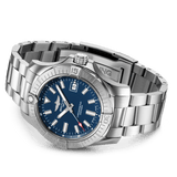 Buy Shop Breitling Avenger Automatic 43mm Blue Dial Silver Steel Strap Watch for Men - A17318101C1A1 USA Online