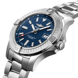 Buy Shop Breitling Avenger Automatic 43mm Blue Dial Silver Steel Strap Watch for Men - A17318101C1A1 USA Online