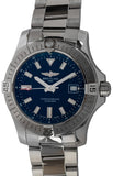 Buy Shop Breitling Avenger Automatic 43mm Blue Dial Silver Steel Strap Watch for Men - A17318101C1A1 USA Online