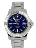 Buy Shop Breitling Avenger Automatic 43mm Blue Dial Silver Steel Strap Watch for Men - A17318101C1A1 USA Online