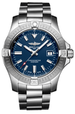 Buy Shop Breitling Avenger Automatic 43mm Blue Dial Silver Steel Strap Watch for Men - A17318101C1A1 USA Online