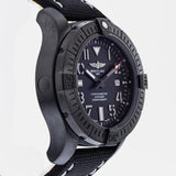 Buy Shop Breitling Avenger Automatic 45 Seawolf Night Mission Black Dial Black Nylon Strap Watch for Men - V17319101B1X1 USA Online