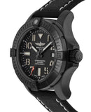 Buy Shop Breitling Avenger Automatic 45 Seawolf Night Mission Black Dial Black Nylon Strap Watch for Men - V17319101B1X1 USA Online