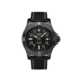 Buy Shop Breitling Avenger Automatic 45 Seawolf Night Mission Black Dial Black Nylon Strap Watch for Men - V17319101B1X1 USA Online