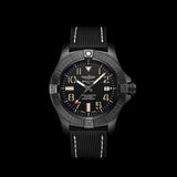 Buy Shop Breitling Avenger Automatic 45 Seawolf Night Mission Black Dial Black Nylon Strap Watch for Men - V17319101B1X1 USA Online