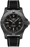 Buy Shop Breitling Avenger Automatic 45 Seawolf Night Mission Black Dial Black Nylon Strap Watch for Men - V17319101B1X1 USA Online