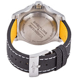 Buy Shop Breitling Avenger Automatic 45 Seawolf Yellow Dial Black Nylon Strap Watch for Men - A17319101I1X1 USA Online