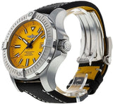 Buy Shop Breitling Avenger Automatic 45 Seawolf Yellow Dial Black Nylon Strap Watch for Men - A17319101I1X1 USA Online