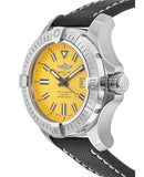 Buy Shop Breitling Avenger Automatic 45 Seawolf Yellow Dial Black Nylon Strap Watch for Men - A17319101I1X1 USA Online