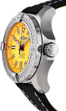 Buy Shop Breitling Avenger Automatic 45 Seawolf Yellow Dial Black Nylon Strap Watch for Men - A17319101I1X1 USA Online