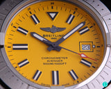 Buy Shop Breitling Avenger Automatic 45mm Seawolf Yellow Dial Black Nylon Strap Watch for Men - A17319101/1X2 USA Online