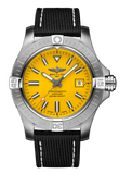 Buy Shop Breitling Avenger Automatic 45mm Seawolf Yellow Dial Black Nylon Strap Watch for Men - A17319101/1X2 USA Online