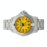 Buy Shop Breitling Avenger Automatic 45mm Seawolf Yellow Dial Silver Steel Strap Strap Watch for Men - A17319101/1A1 USA Online