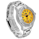 Buy Shop Breitling Avenger Automatic 45mm Seawolf Yellow Dial Silver Steel Strap Strap Watch for Men - A17319101/1A1 USA Online