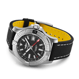 Buy Shop Breitling Avenger Automatic GMT 43 Black Dial Black Nylon Strap Watch for Men - A32397101B1X1 USA Online