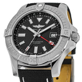 Buy Shop Breitling Avenger Automatic GMT 43 Black Dial Black Nylon Strap Watch for Men - A32397101B1X1 USA Online