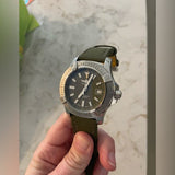 Buy Shop Breitling Avenger Automatic GMT 43 Green Dial Green Nylon Strap Watch for Men - A17318101L1X1 USA Online