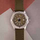 Buy Shop Breitling Avenger Automatic GMT 43 Green Dial Green Nylon Strap Watch for Men - A17318101L1X1 USA Online