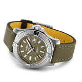 Buy Shop Breitling Avenger Automatic GMT 43 Green Dial Green Nylon Strap Watch for Men - A17318101L1X1 USA Online