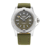 Buy Shop Breitling Avenger Automatic GMT 43 Green Dial Green Nylon Strap Watch for Men - A17318101L1X1 USA Online