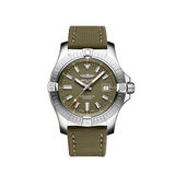 Buy Shop Breitling Avenger Automatic GMT 43 Green Dial Green Nylon Strap Watch for Men - A17318101L1X1 USA Online