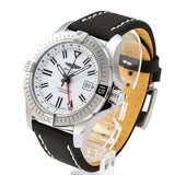 Buy Shop Breitling Avenger Automatic GMT 43 White Dial Black Nylon Strap Watch for Men - A32397101A1X1 USA Online