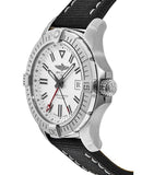 Buy Shop Breitling Avenger Automatic GMT 43 White Dial Black Nylon Strap Watch for Men - A32397101A1X1 USA Online