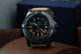 Buy Shop Breitling Avenger Automatic GMT 45 Black Dial Brown Nylon Strap Watch for Men - V32395101B1X1 USA Online
