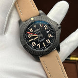 Buy Shop Breitling Avenger Automatic GMT 45 Black Dial Brown Nylon Strap Watch for Men - V32395101B1X1 USA Online