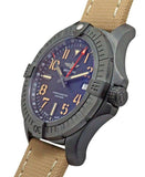 Buy Shop Breitling Avenger Automatic GMT 45 Black Dial Brown Nylon Strap Watch for Men - V32395101B1X1 USA Online