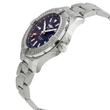 Buy Shop Breitling Avenger Automatic GMT 45 Blue Dial Silver Steel Strap Watch for Men - A32395101C1A1 USA Online
