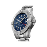 Buy Shop Breitling Avenger Automatic GMT 45 Blue Dial Silver Steel Strap Watch for Men - A32395101C1A1 USA Online