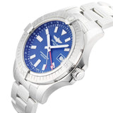 Buy Shop Breitling Avenger Automatic GMT 45 Blue Dial Silver Steel Strap Watch for Men - A32395101C1A1 USA Online