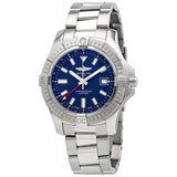 Buy Shop Breitling Avenger Automatic GMT 45 Blue Dial Silver Steel Strap Watch for Men - A32395101C1A1 USA Online