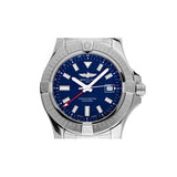 Buy Shop Breitling Avenger Automatic GMT 45 Blue Dial Silver Steel Strap Watch for Men - A32395101C1A1 USA Online