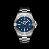 Buy Shop Breitling Avenger Automatic GMT 45 Blue Dial Silver Steel Strap Watch for Men - A32395101C1A1 USA Online